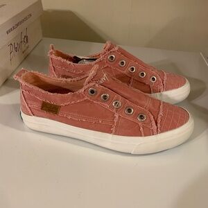 (Sold)Blowfish Ladies Play Dusty Pink Sneakers.  NIB.